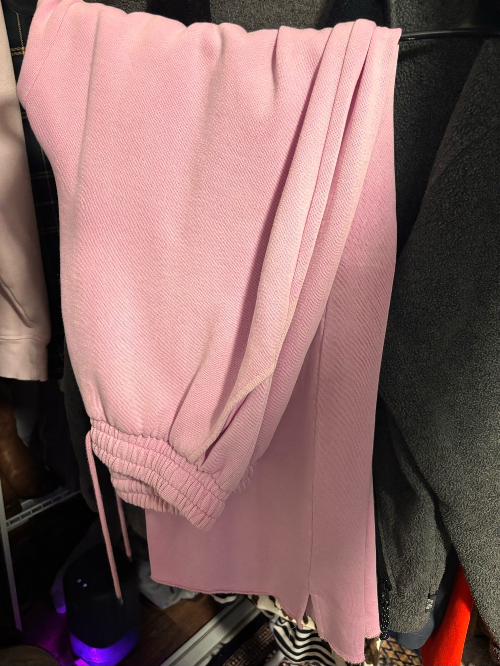 PINK Victoria's Secret Light Pink sweatpants with Drawstring Waist